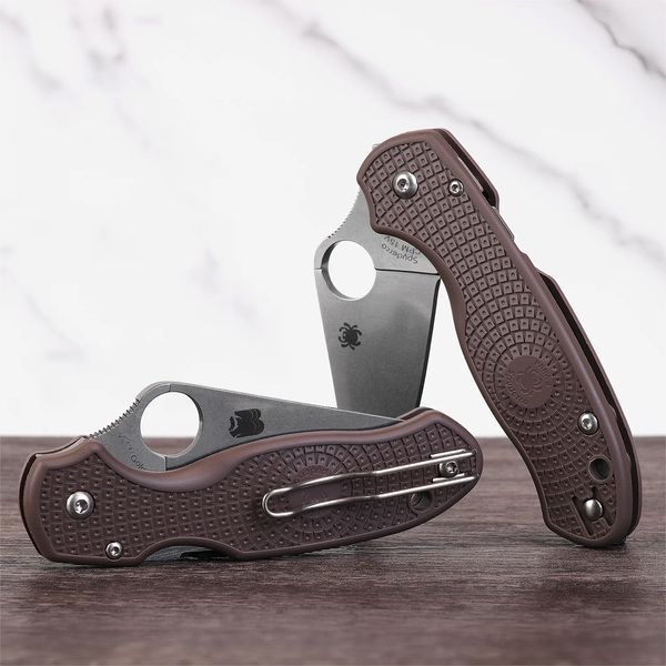 Ніж Spyderco Para 3 Lightweight Sprint Run CPM-15V FRN Brown C223PBN15V 871727 фото