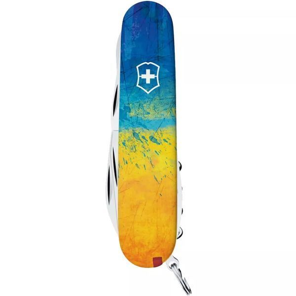 Швейцарський ніж Victorinox Climber Ukraine 91 мм 15 функцій Жовто-синій (1.3703.7_T3100pw) V77552763 фото