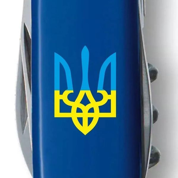 Швейцарський ніж Victorinox Spartan Ukraine 91мм Синій з малим Державним Гербом України (1.3603.2_T0016u) V77553049 фото