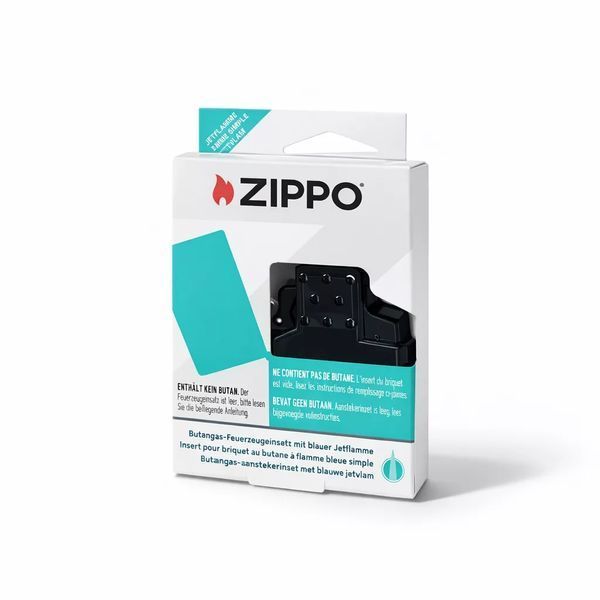 Инсерт газовый пьезо турбо Zippo Butane Lighter Insert Single Flame Black Черный 2008086 77890046 фото