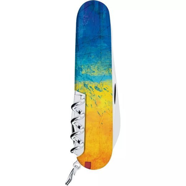 Швейцарський ніж Victorinox Climber Ukraine 91 мм 15 функцій Жовто-синій (1.3703.7_T3100pw) V77552763 фото