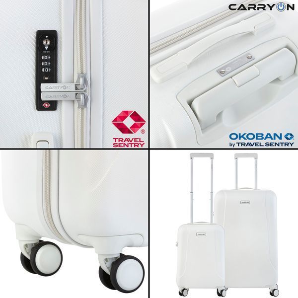 Чемодан CarryOn Skyhopper (L) White (502424) 930040 фото