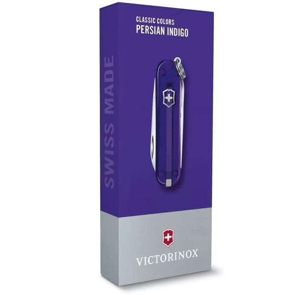 Швейцарський ніж Victorinox Classic 58 мм 7 функцій Фіолетовий напівпрозорий (0.6223.T29G) V77552859 фото