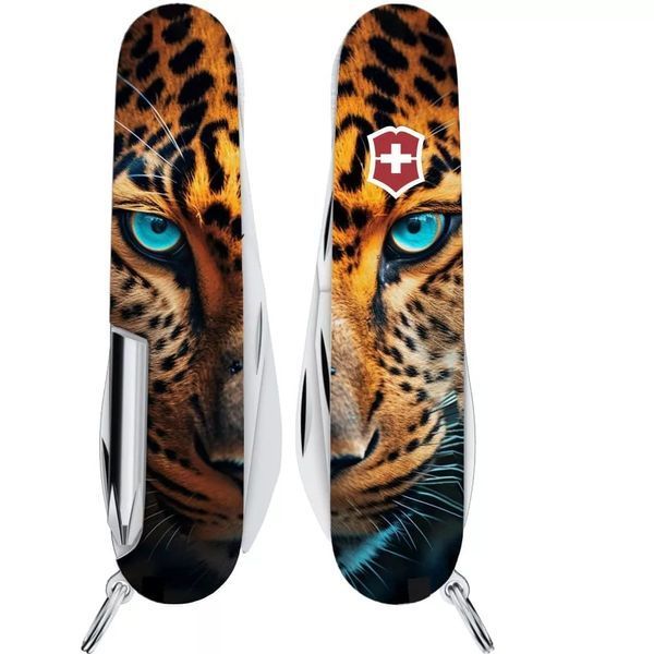 Швейцарський ніж Victorinox Hiker Animal 91 мм 14 функцій Леопард (1.4613.3_F1080pw) V77552780 фото