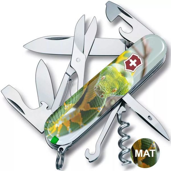 Швейцарский нож Victorinox Climber Zodiac Зеленая змея 1.3703.7_Z4270pk V77554175 фото