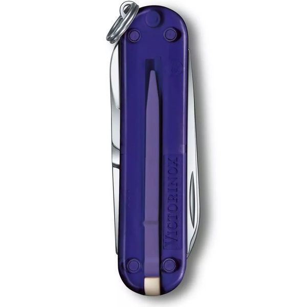 Швейцарський ніж Victorinox Classic 58 мм 7 функцій Фіолетовий напівпрозорий (0.6223.T29G) V77552859 фото