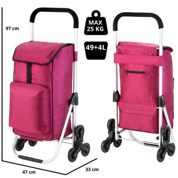 Сумка-візок ShoppingCruiser Stairs Climber 53 Fuchsia (604353) 927302 фото
