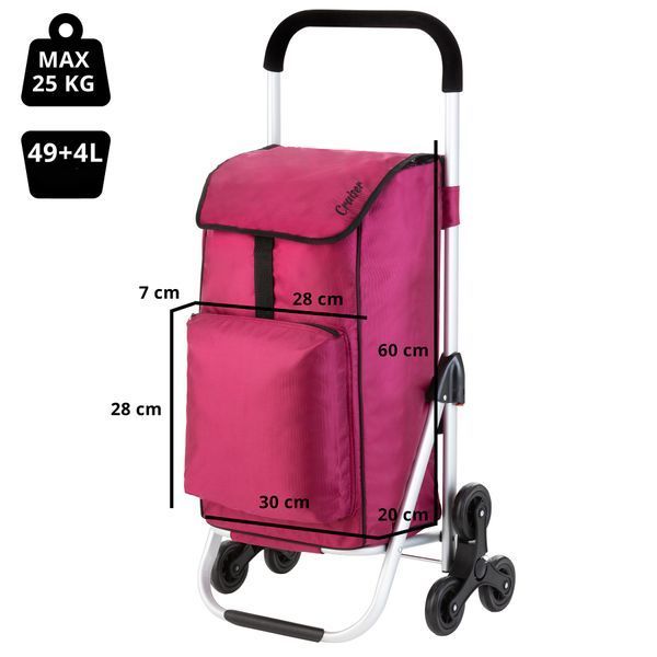 Сумка-візок ShoppingCruiser Stairs Climber 53 Fuchsia (604353) 927302 фото