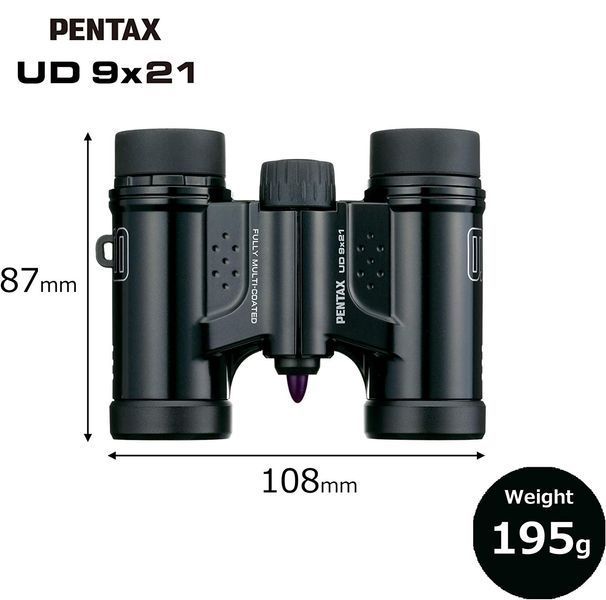 Бинокль Pentax UD 9x21 Black (61811) 930105 фото