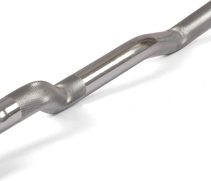 Гриф для штанги Toorx Max 300 Kg EZ curl 120 см 50 мм BCO-120 932178 фото