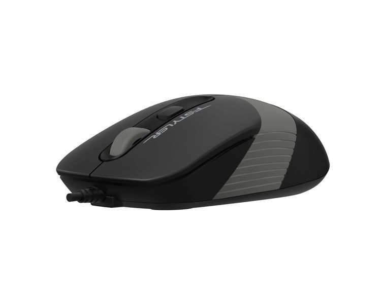 Миша A4Tech Fstyler FM10S (Grey), безшумна, USB, колір чорний+сірий FM10S (Grey) 1604560 фото