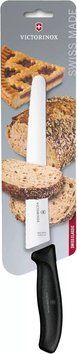Нож кухонный кондитерский хлебный Victorinox Swiss Classic Bread&Pastry лезвие Серрейторное, Черный 6.8633.22B V77554455 фото