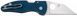 Нож Spyderco Microjimbo SPY27 Cobalt Blue C264GPCBL 871774 фото 2