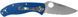 Ніж Spyderco Tenacious Blue FRN CPM-S35VN Напівсеррейтор C122PSBL 871481 фото 11