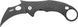Нож Lionsteel L.E.One Black Blade Aluminium Black LE1 A BB 392130 фото 1