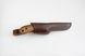 Ніж Beaver Craft Bushcraft із вуглецевої сталі з Горіховою ручкою зі шкіряною оболонкою BSH 2 4009235 фото 2
