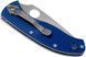 Ніж Spyderco Tenacious Blue FRN CPM-S35VN Напівсеррейтор C122PSBL 871481 фото 10