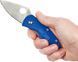 Ніж Spyderco Ambitious Lightweight Blue Serrated CPM-S35VN Серейтор C148SBL 871597 фото 5