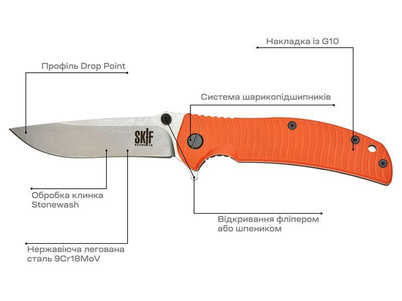 Нож Skif Urbanite II SW Orange 425SEOR 17650308 фото