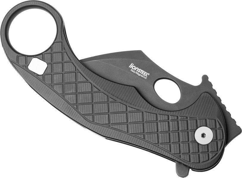Нож Lionsteel L.E.One Black Blade Aluminium Black LE1 A BB 392130 фото