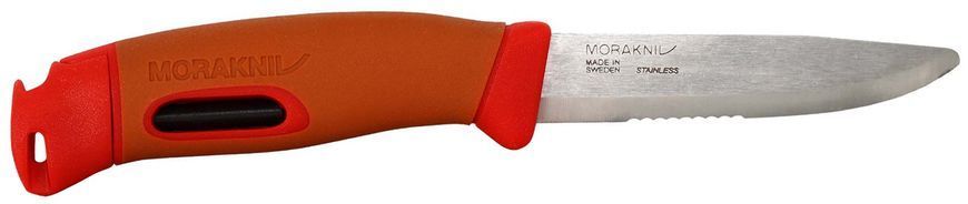 Ніж Morakniv Companion Spark Emergency S Red Напівсерейтор 14478 23050257 фото