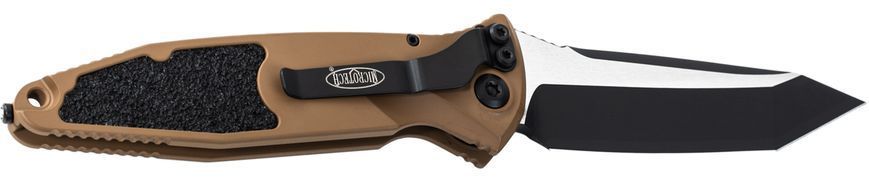 Нож Microtech Socom Elite Auto Tanto Point Black Blade Tan 161A-1TA 14090756 фото