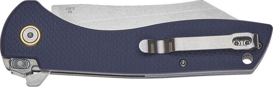 Ніж CJRB Kicker SW D2 G-10 Синій J1915-BU 27980285 фото