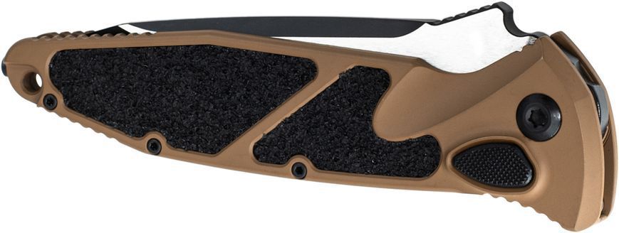 Нож Microtech Socom Elite Auto Tanto Point Black Blade Tan 161A-1TA 14090756 фото