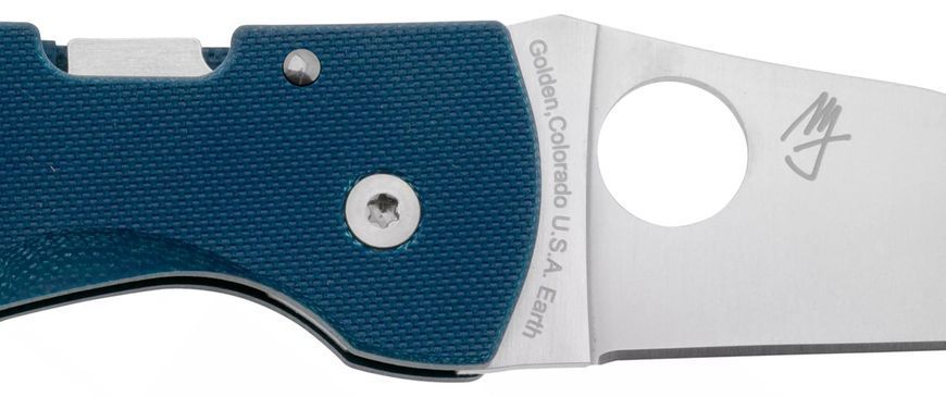 Нож Spyderco Microjimbo SPY27 Cobalt Blue C264GPCBL 871774 фото