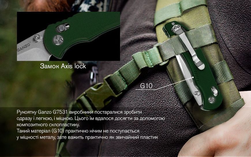 Нож Ganzo G7531-GR 40567 фото