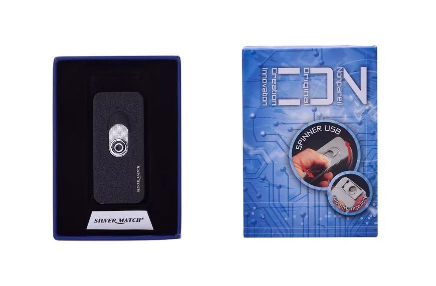 Зажигалка Silver Match BLACK TURNABLE CHALK USB IGNITER -1PC со спиралью Черный (40674218) V77550634 фото