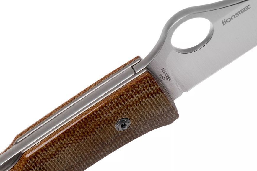 Нож Spyderco Spyopera Коричневый Микарта C255CMP 871434 фото