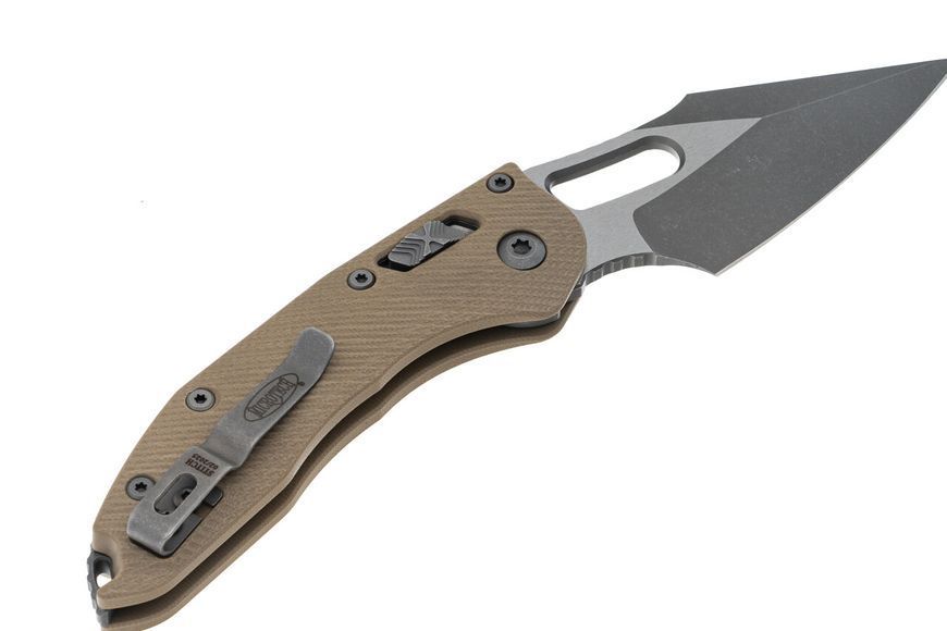 Ніж Microtech Stitch Ram-Lock fluted Apoc руків'я G-10 Tan 169RL-10APFLGTTA 4009483 фото