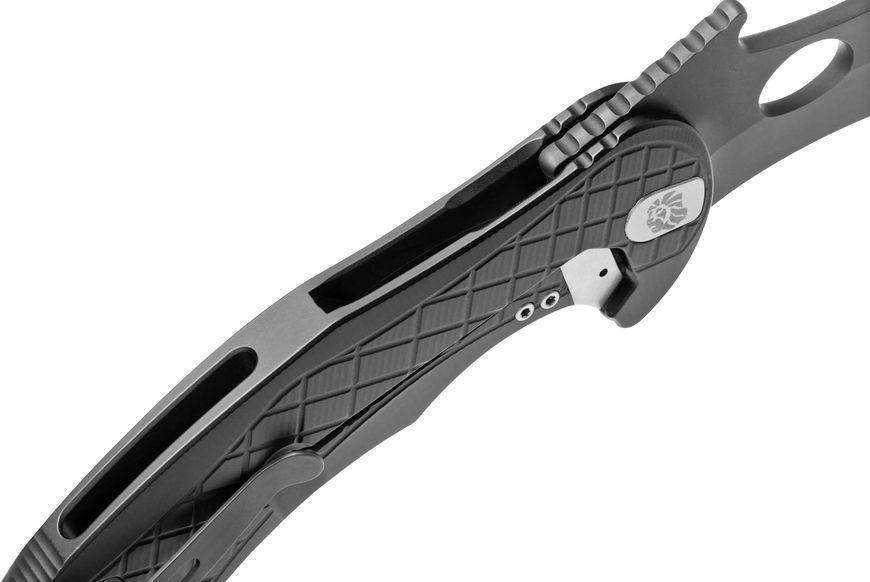 Нож Lionsteel L.E.One Black Blade Aluminium Black LE1 A BB 392130 фото