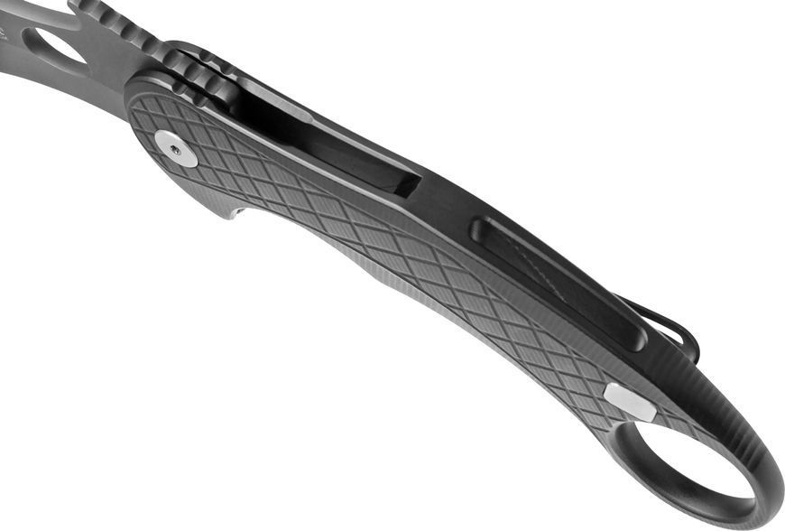 Нож Lionsteel L.E.One Black Blade Aluminium Black LE1 A BB 392130 фото