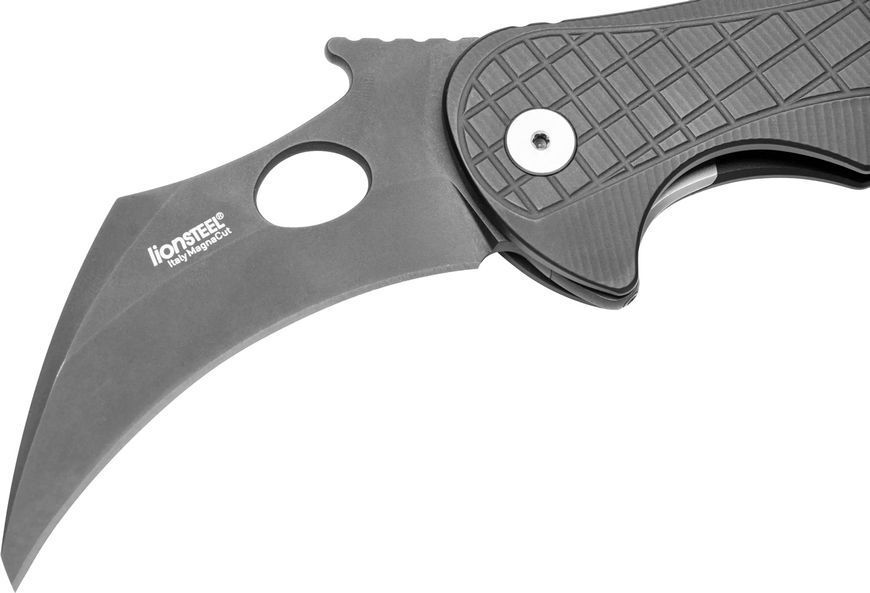 Нож Lionsteel L.E.One Black Blade Aluminium Black LE1 A BB 392130 фото