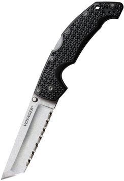 Ніж Cold Steel Voyager LG Tanto Point Serrated CS-29ATS 12601541 фото