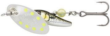 Блешня Savage Gear Sticklebait Spinner #3 9.1g Green Silver Ayu 18544478 фото