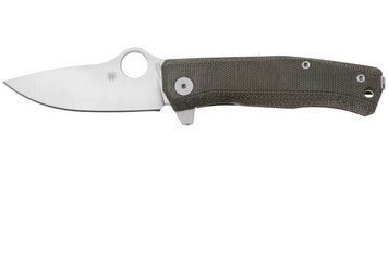 Ніж Spyderco SpyMyto Micarta Titanium M398 Green C265MTIP 871702 фото