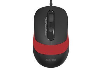 Миша A4Tech Fstyler FM10 (Red), USB, колір чорний+червоний FM10 (Red) 1604408 фото