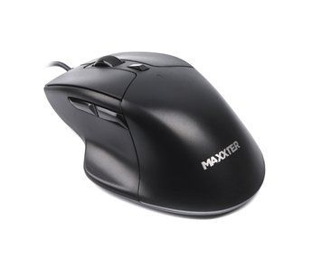 Миша дротова Mc-6B01, оптична, ергономічна, 6 кнопок, 2000. DPI, USB, чорна Mc-6B01 1604953 фото