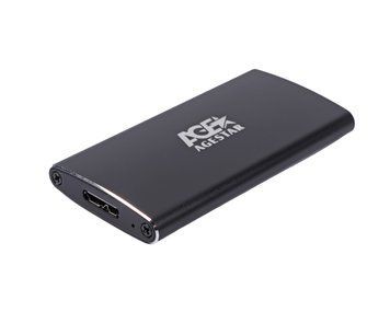 Зовнішня кишеня AgeStar 3UBMS2(BLACK), чорна 3UBMS2(BLACK) 1605311 фото