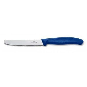 Кухонный нож Victorinox SwissClassic для нарезки 110 мм серрейтор Синий (6.7832) V77551523 фото