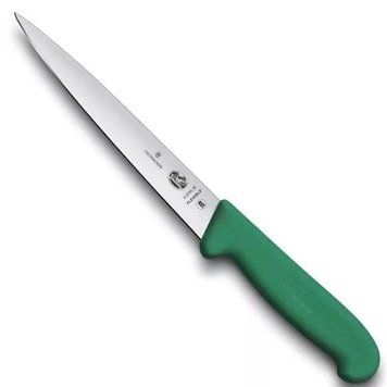 Кухонний ніж Victorinox Fibrox Filleting Flex для філе 18 см Зелений (5.3704.18) V77551431 фото