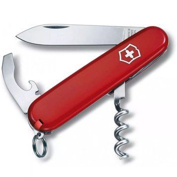 Швейцарський ніж Victorinox Waiter Ukraine Червоно-чорний (0.3303.1.3) V77553076 фото