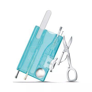 Мультитул Victorinox Swisscard Nailcare Блакитний (07240.T21) V77551763 фото