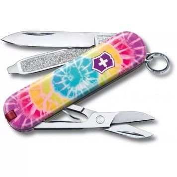 Швейцарський ніж Victorinox Classic LE 2021 Tie Dye 58 мм 7 функцій (0.6223.L2103) V77552868 фото