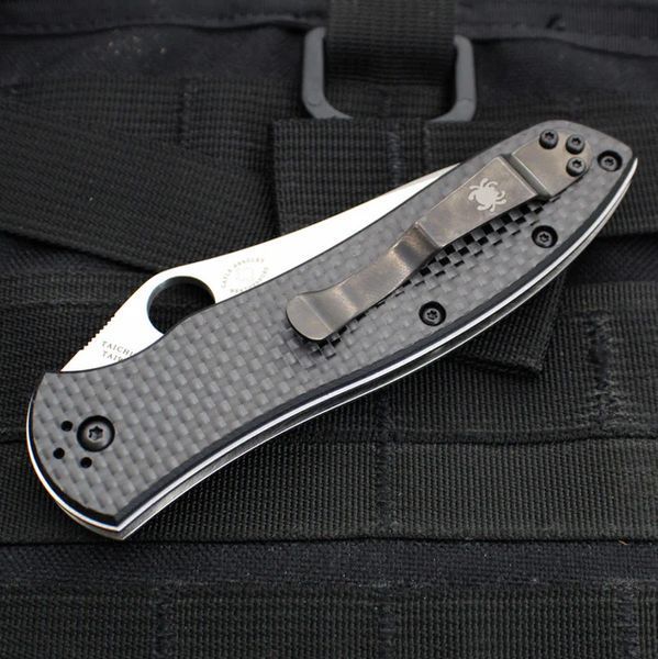 Ніж Spyderco Bradley Folder 2 CPM-M4 Carbon Fiber Black C134CFP2 871734 фото
