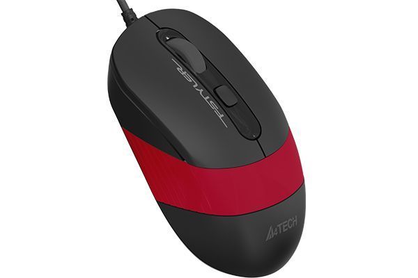 Мышь A4Tech Fstyler FM10 (Red), USB, цвет черный+красный FM10 (Red) 1604408 фото