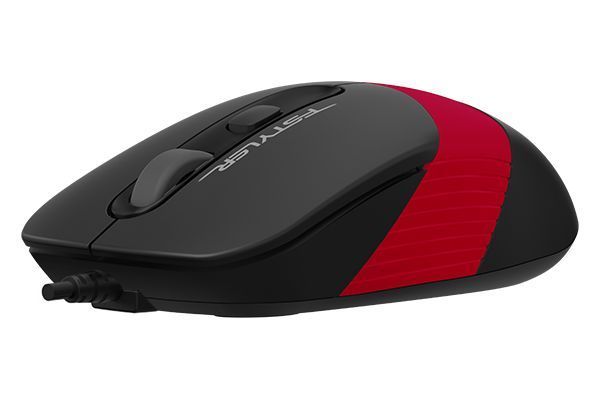 Мышь A4Tech Fstyler FM10 (Red), USB, цвет черный+красный FM10 (Red) 1604408 фото